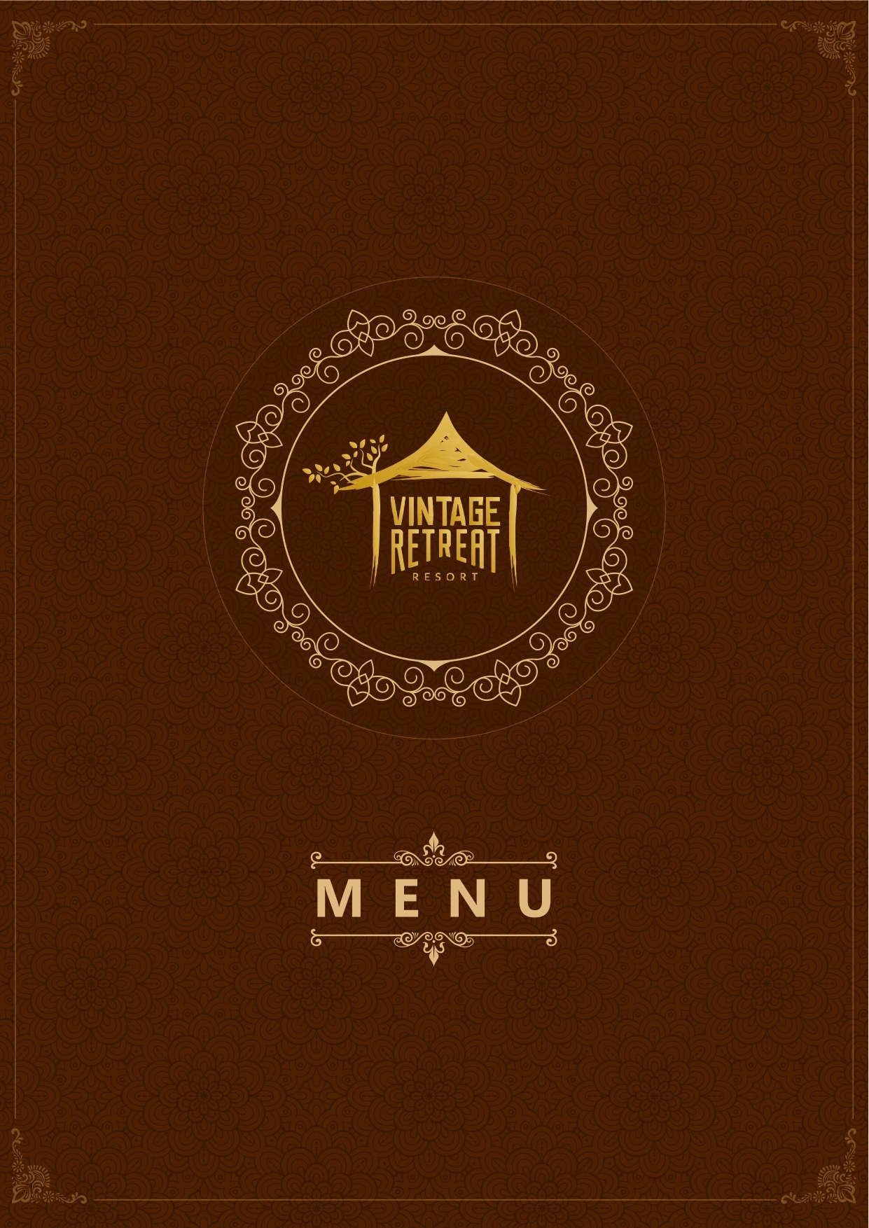 Vintage BambooBar Menu