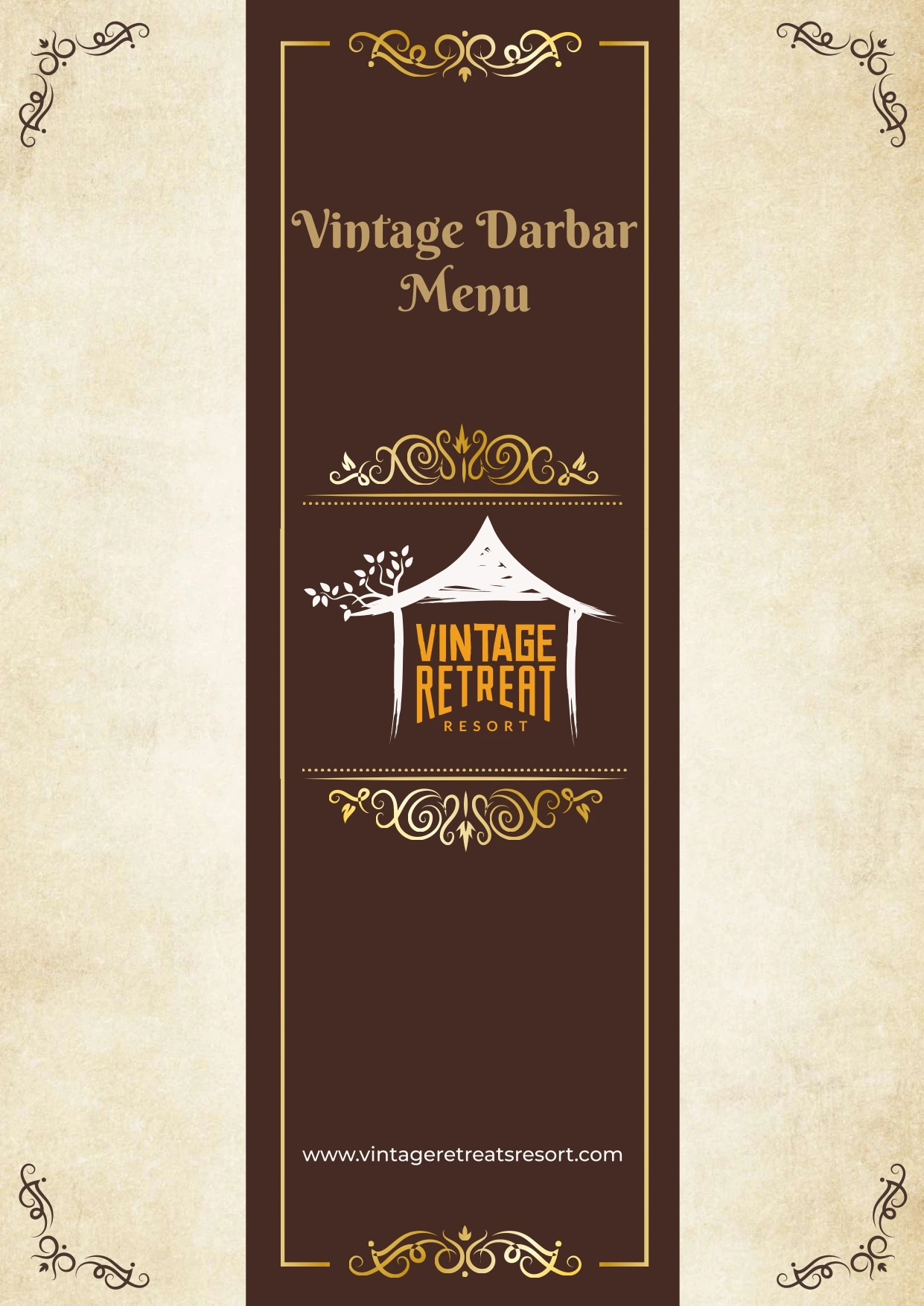 Vintage Darbar Menu