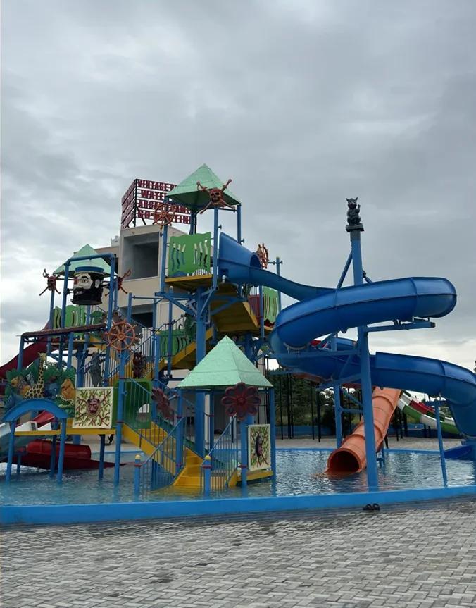 Water park in Vintage resort